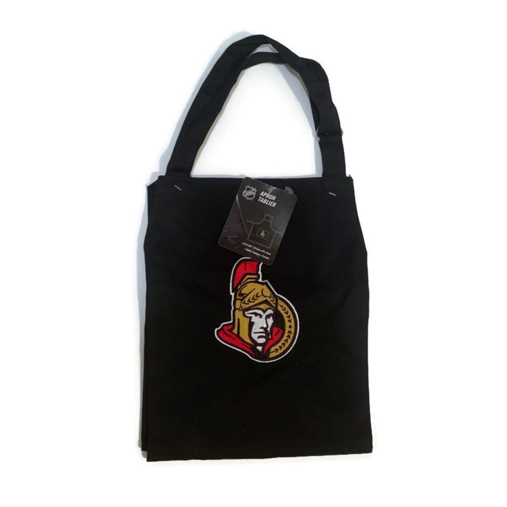 Ottawa Senators Apron NHL Logo Black